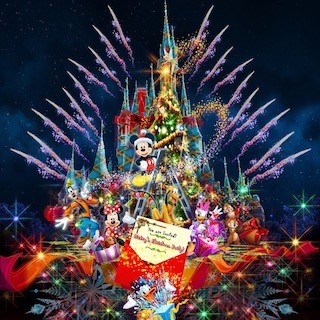 東京ディズニーランド、クリスマス限定キャッスルプロジェクション始まる!