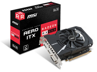 MSI、セミ外排気クーラー採用のコンパクトなRadeon RX 550搭載カード