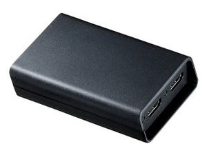 サンワサプライ、DisprayPortの信号をHDMI×2基に変換するMSTハブ