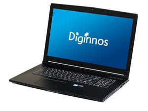 ドスパラ、税別134,800円からの17.3型スタンダードノートPC