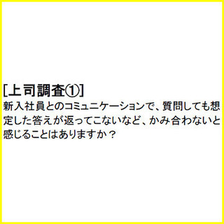 新人との会話はかみ合う? 上司の背中を見て学べはアリ?