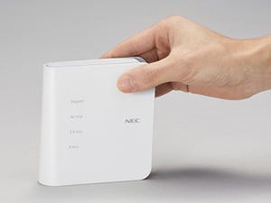 NEC、シリーズ初のコンパクトな普及帯モデル「Aterm WF1200CR」