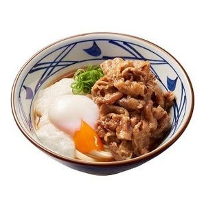 丸亀製麺、「牛とろ玉うどん」半額キャンペーンを3日限定で実施