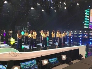 E-girls、19人体制最後のテレビパフォーマンスへ -『Mステ』リハ写真公開