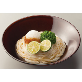 なか卯の夏季メニュー「すだちおろしうどん」発売--すだちの酸味でさっぱり