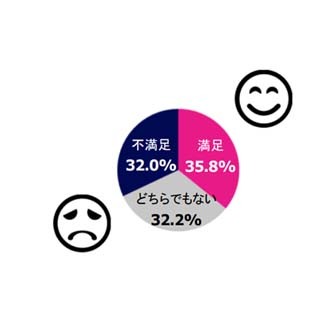 年間の休日の取得日数に満足していない業種は?