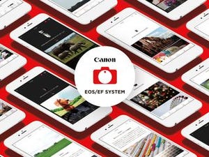 キヤノン、EFレンズのカタログアプリ - iPhoneにもAndroidにも対応