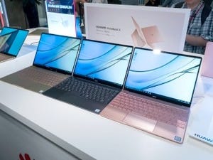 日本のPC市場に本格参入 - ファーウェイ、13型クラムシェルと12型2in1のモバイルノート「MateBook」