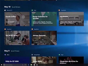 Windows 10、Timeline機能に遅れ、Fall Creators Update後にプレビュー