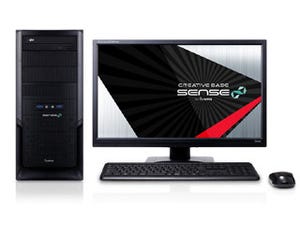 iiyama PC「SENSE∞」、3D CG制作者向けのQuadro搭載デスクトップPC