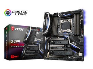 MSI、メインストリーム向けのX299マザーボード「X299 GAMING PRO CARBON」