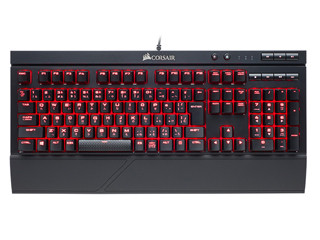 CORSAIR、水滴がかかってもOKな防水・防塵のCherry赤軸キーボード