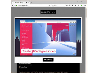 「Firefox 55」を試す - WebVRへの対応やパフォーマンス強化の新版