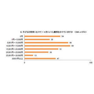 子供の将来のための費用、1カ月いくら? - 取って欲しい資格1位は「英検」