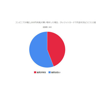 コンビニでの少額購入、クレカ決済に4割が抵抗感 - その理由は?