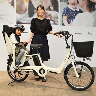 3つの業界初で子育てにゆとりを! 子乗せ電動自転車"ギュット・アニーズ・KE"