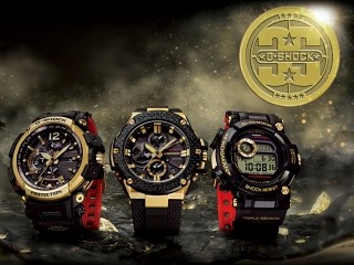 「G-SHOCK」35周年、記念モデル第2弾「GOLD TORNADO」 - カエルもいるよ!