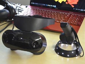 富士通、約5万円のMRヘッドマウントディスプレイ - PCセットモデルも