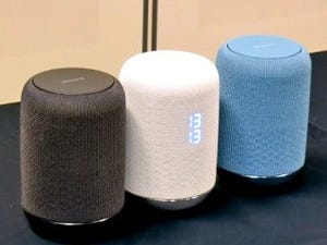 ソニー、360度サウンドが特徴のGoogleアシスタント対応スピーカー