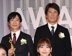 堺雅人&草刈正雄『真田丸』親子が「東京ドラマアウォード」でツーショット