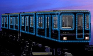 大阪市交通局、南港ポートタウン線"イルミネーション列車"12月運行