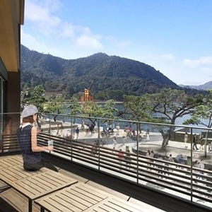 日本初!船で行くスターバックスが日本三景・宮島にオープン