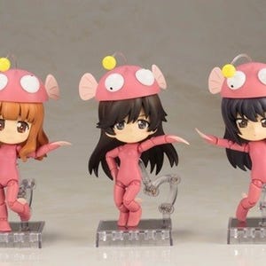 『ガルパン』これであんこう踊りを完全再現! 沙織たちがデフォルメフィギュアに