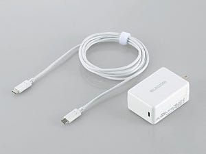 USB PDとUSB Type-Cに対応した最大30W出力のACアダプタ - エレコム