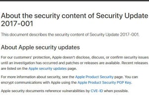 macOS High Sierraのroot脆弱性が修正される