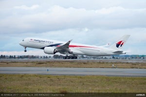 マレーシア航空、A350-900初号機受領--A350 XWB初のファーストクラス