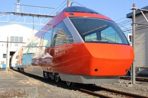 小田急電鉄70000形「GSE」特急ロマンスカー新型車両3/17デビュー