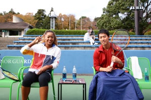 錦織圭と大坂なおみがテニスコートで初共演! WOWOW最新テレビCM