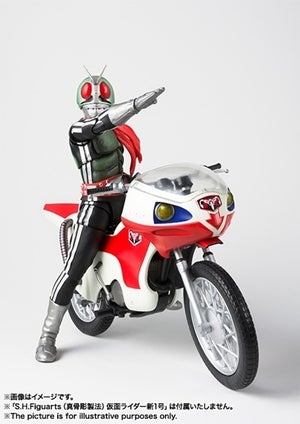 『仮面ライダー』新サイクロン号が新造形でフィギュア化