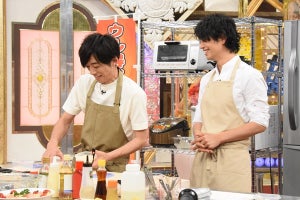 高橋一生&斎藤工がスタジオで料理披露、慣れた腕前に大絶賛