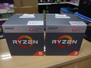 今週の秋葉原情報 - 待望のGPU内蔵Ryzen「Raven Ridge」がデビュー、Ryzen初のTUFマザーも