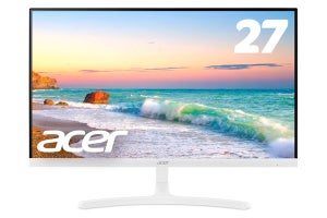 日本エイサー、フルHD対応の27型 / 23.8型 / 21.5型液晶ディスプレイ