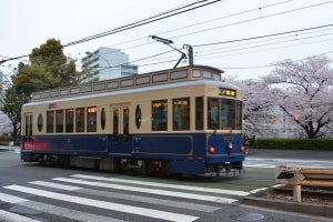 東京都交通局「都電さくら号」青いレトロ車両9002号で3/17から運行