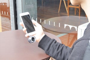 スマホに直接つなげる出力3Wの球形スピーカー「サウンドボール」