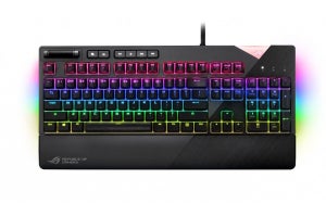 ASUS、Aura Syncでロゴが輝くCherry MX RGBスイッチ搭載キーボード