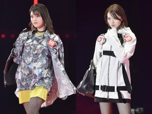 乃木坂46白石麻衣&松村沙友理、網タイツでセクシーに美脚披露