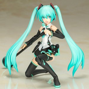 初音ミクがフレームアームズ・ガールとコラボ、プラモデルになって登場