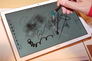 [実機タッチ&トライ]MediaPad M5 Proはなめらかな書き味がグッド