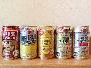 塩レモンやコーラハイも! 初夏にグビッといきたい缶ハイボールを飲み比べ