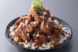 伝説のすた丼屋、「やみつき辛旨“よだれ”唐揚げライス」を発売