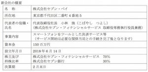 スマホ決済サービス事業で新会社「セブン・ペイ」を設立 - セブン&アイグループ