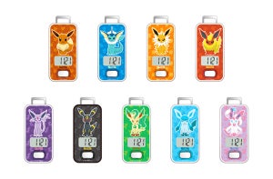 タニタ、「ポケモン歩数計」を発売 - イーブイと一緒にウォーキング