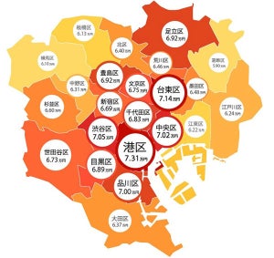 賃貸で住みたい東京23区、1位は? - 検索履歴からジャッジ