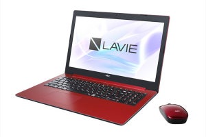 NEC、15.6型ノート「LAVIE Note Standard」夏モデルは薄型の新デザイン