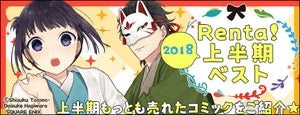 Renta! 、2018年上半期ランキングに『転生したらスライムだった件』