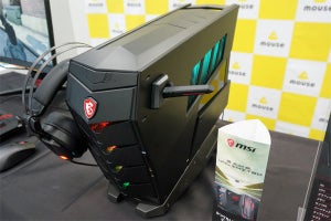 マウスがMSI製ゲーミングデスクトップPC取り扱い - G-Tuneを補完する位置に